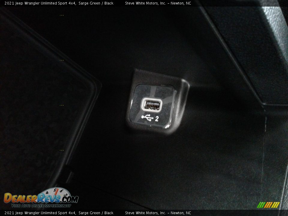2021 Jeep Wrangler Unlimited Sport 4x4 Sarge Green / Black Photo #26