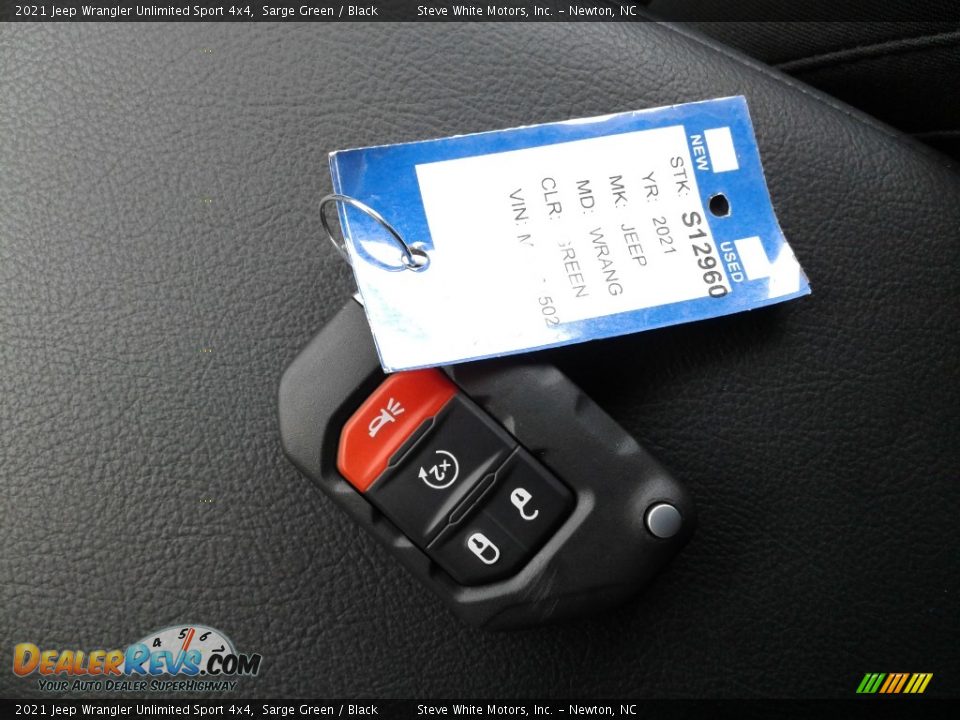 2021 Jeep Wrangler Unlimited Sport 4x4 Sarge Green / Black Photo #28