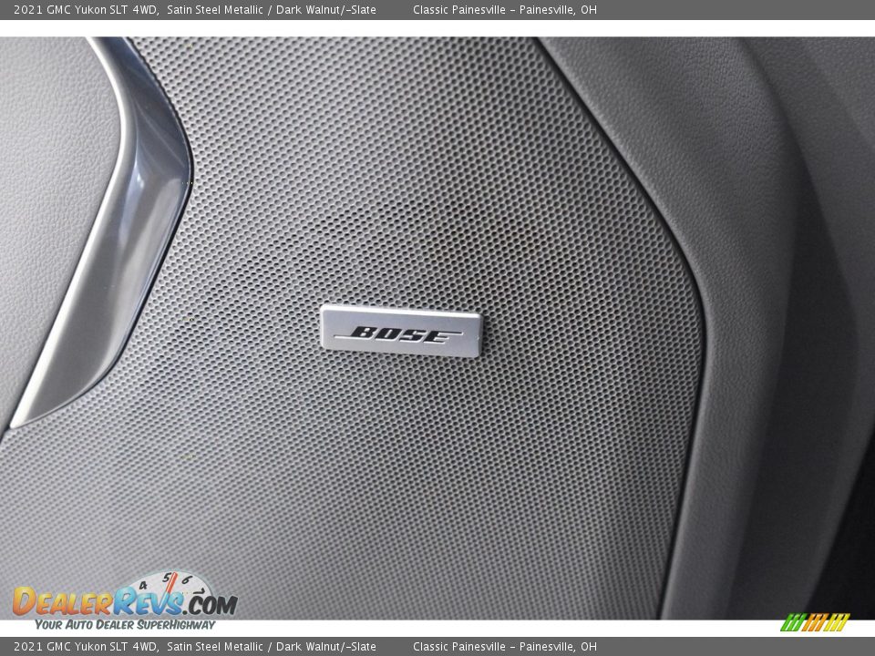 2021 GMC Yukon SLT 4WD Satin Steel Metallic / Dark Walnut/­Slate Photo #10