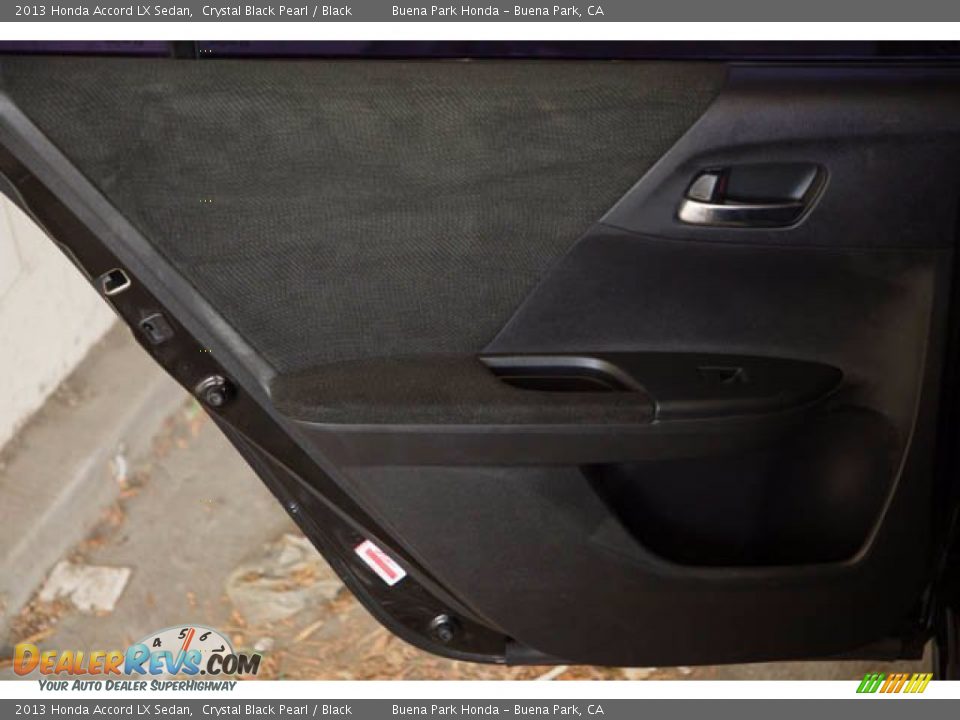 2013 Honda Accord LX Sedan Crystal Black Pearl / Black Photo #28