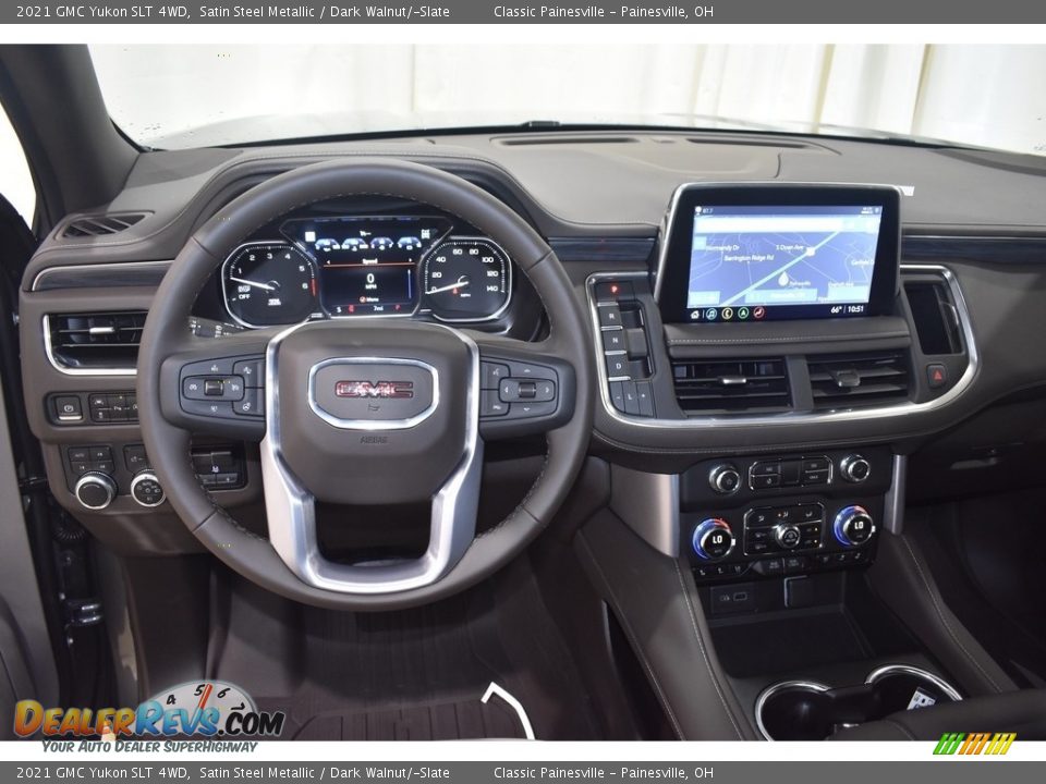 Dashboard of 2021 GMC Yukon SLT 4WD Photo #12