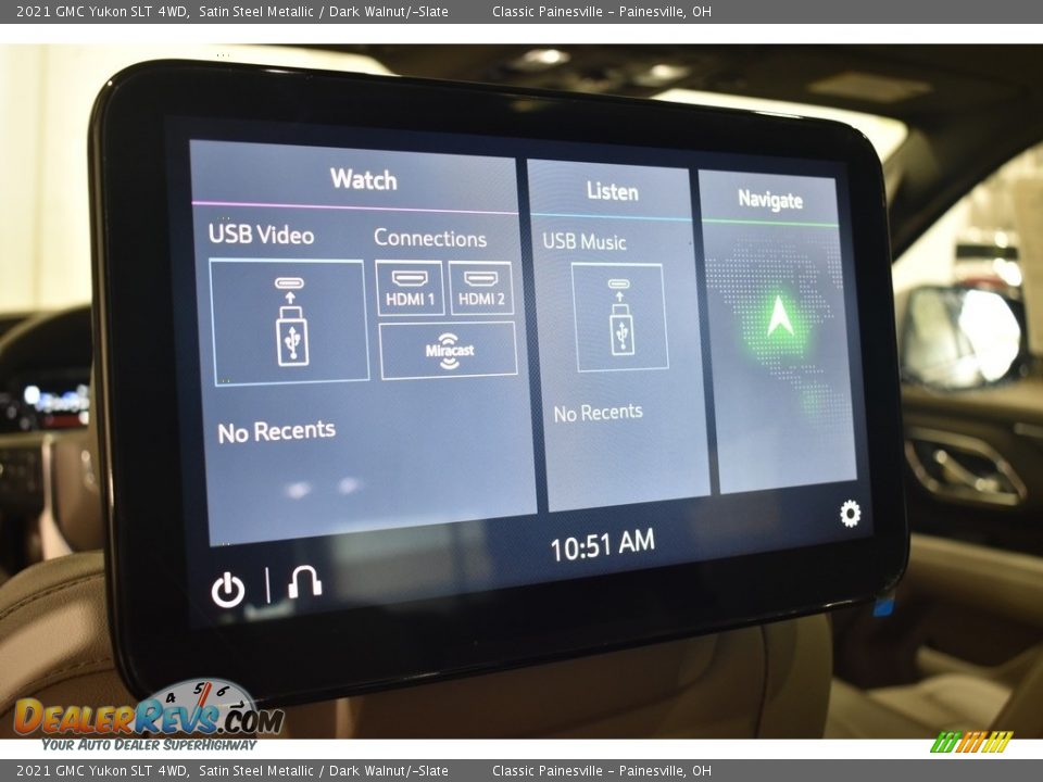Entertainment System of 2021 GMC Yukon SLT 4WD Photo #15