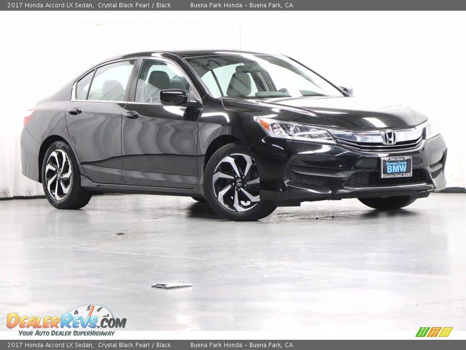 2017 Honda Accord LX Sedan Crystal Black Pearl / Black Photo #2