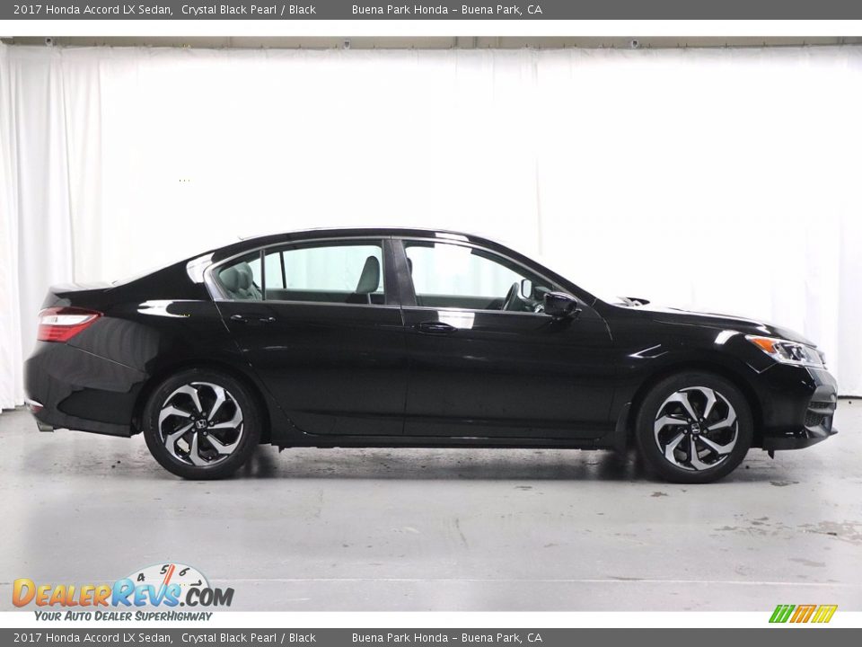 2017 Honda Accord LX Sedan Crystal Black Pearl / Black Photo #5