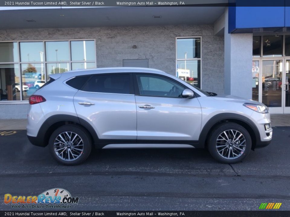 Stellar Silver 2021 Hyundai Tucson Limited AWD Photo #2