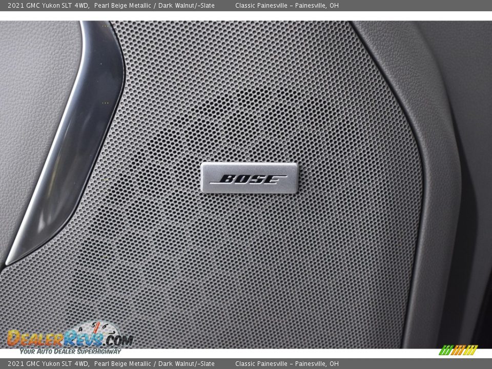 2021 GMC Yukon SLT 4WD Pearl Beige Metallic / Dark Walnut/­Slate Photo #11
