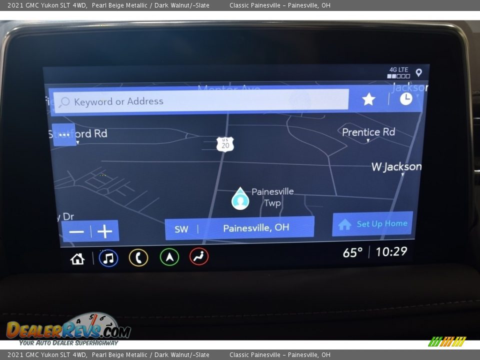 2021 GMC Yukon SLT 4WD Pearl Beige Metallic / Dark Walnut/­Slate Photo #14