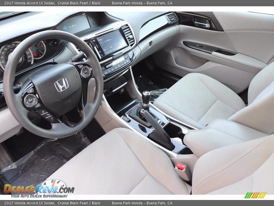 Black Interior - 2017 Honda Accord LX Sedan Photo #12