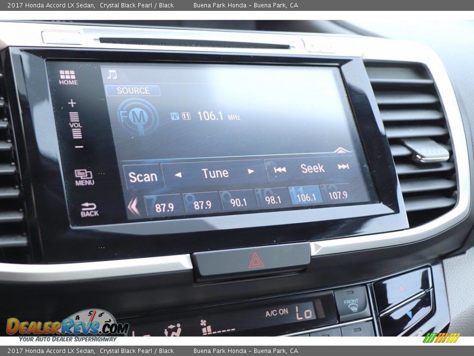 Audio System of 2017 Honda Accord LX Sedan Photo #23
