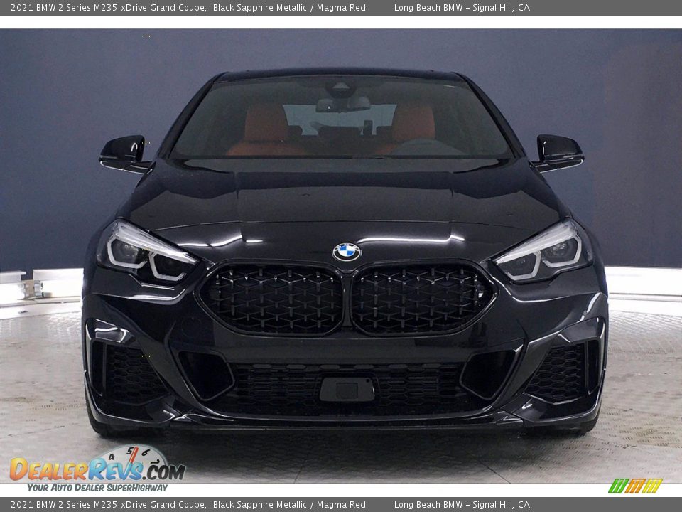 2021 BMW 2 Series M235 xDrive Grand Coupe Black Sapphire Metallic / Magma Red Photo #2