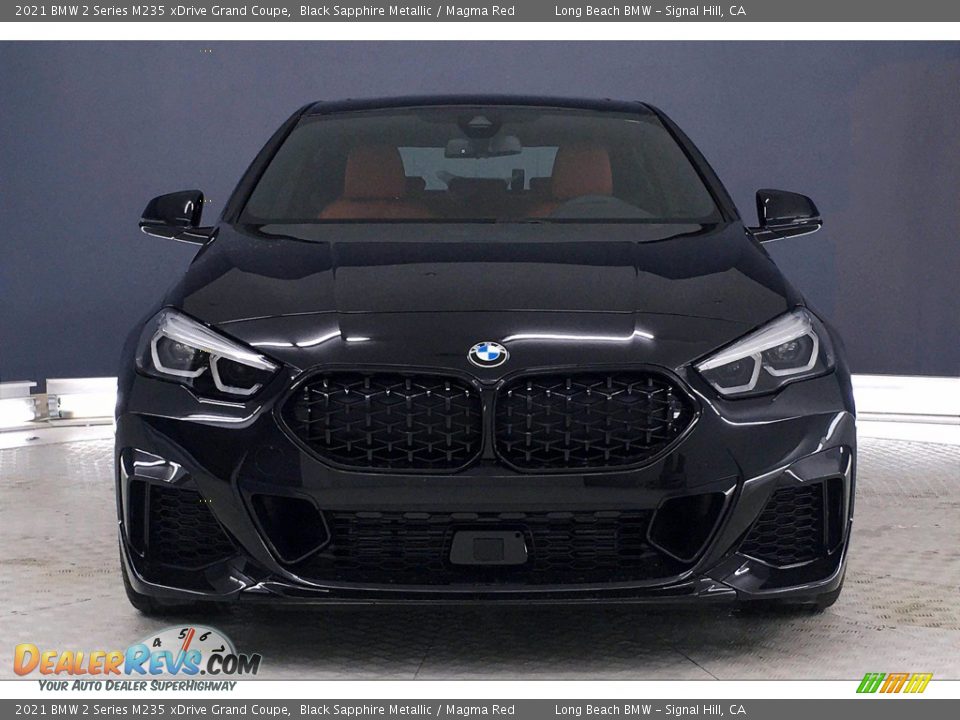 2021 BMW 2 Series M235 xDrive Grand Coupe Black Sapphire Metallic / Magma Red Photo #2