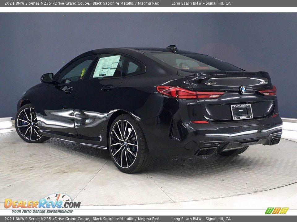 2021 BMW 2 Series M235 xDrive Grand Coupe Black Sapphire Metallic / Magma Red Photo #3
