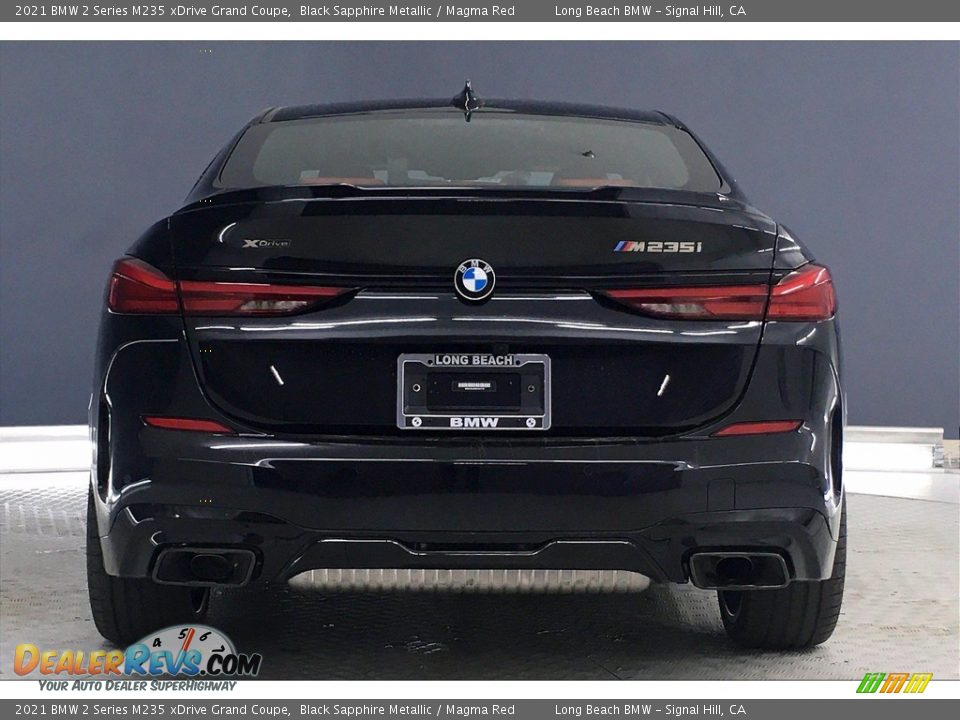 2021 BMW 2 Series M235 xDrive Grand Coupe Black Sapphire Metallic / Magma Red Photo #4