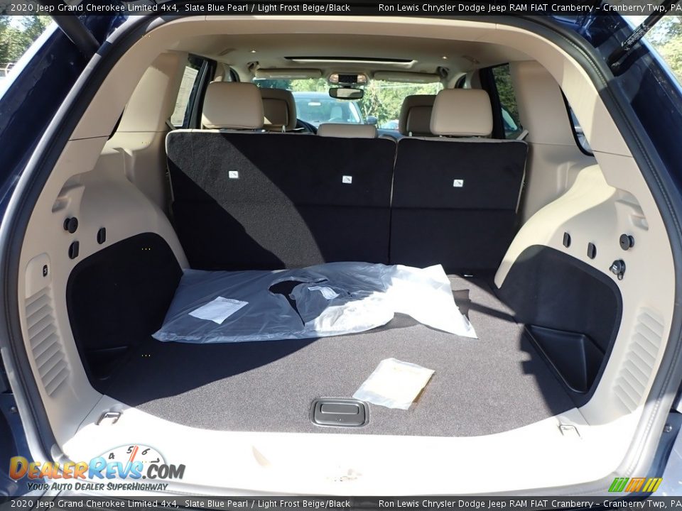 2020 Jeep Grand Cherokee Limited 4x4 Slate Blue Pearl / Light Frost Beige/Black Photo #7