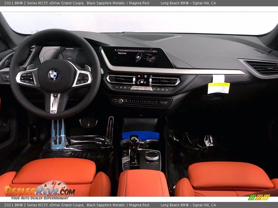 2021 BMW 2 Series M235 xDrive Grand Coupe Black Sapphire Metallic / Magma Red Photo #5
