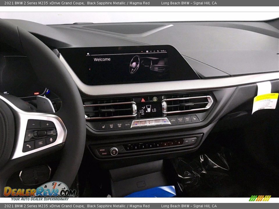 2021 BMW 2 Series M235 xDrive Grand Coupe Black Sapphire Metallic / Magma Red Photo #6