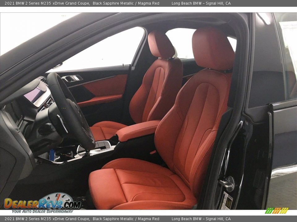 2021 BMW 2 Series M235 xDrive Grand Coupe Black Sapphire Metallic / Magma Red Photo #9