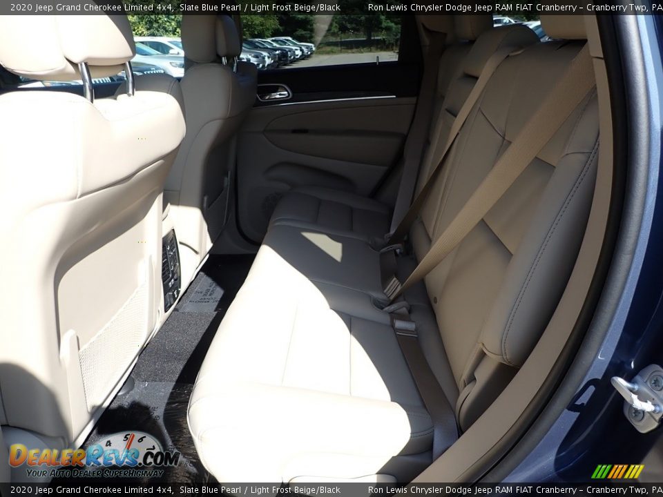 2020 Jeep Grand Cherokee Limited 4x4 Slate Blue Pearl / Light Frost Beige/Black Photo #14