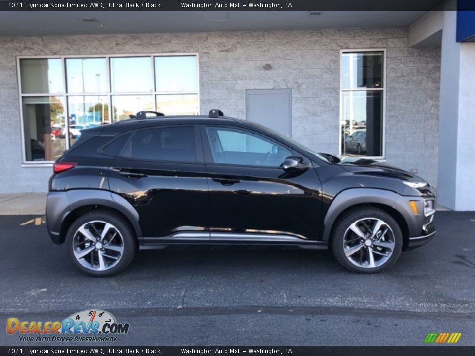 Ultra Black 2021 Hyundai Kona Limited AWD Photo #2