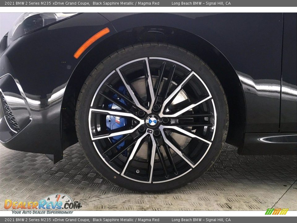 2021 BMW 2 Series M235 xDrive Grand Coupe Black Sapphire Metallic / Magma Red Photo #12