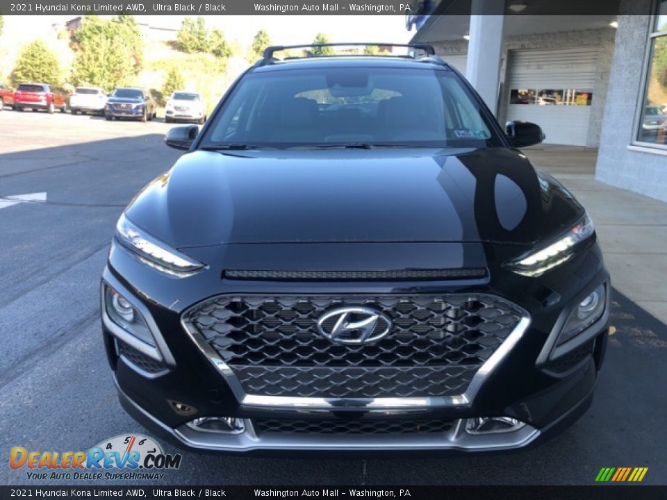 2021 Hyundai Kona Limited AWD Ultra Black / Black Photo #5