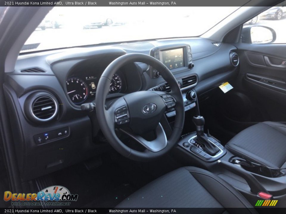 2021 Hyundai Kona Limited AWD Ultra Black / Black Photo #9