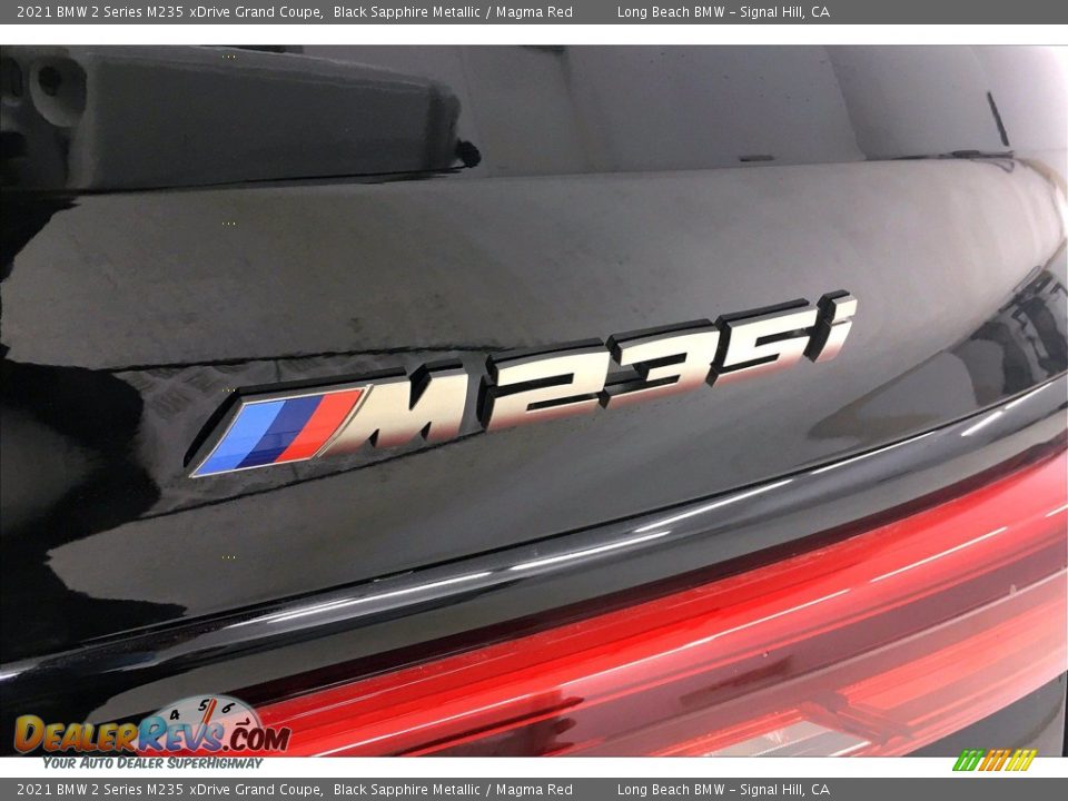 2021 BMW 2 Series M235 xDrive Grand Coupe Black Sapphire Metallic / Magma Red Photo #16