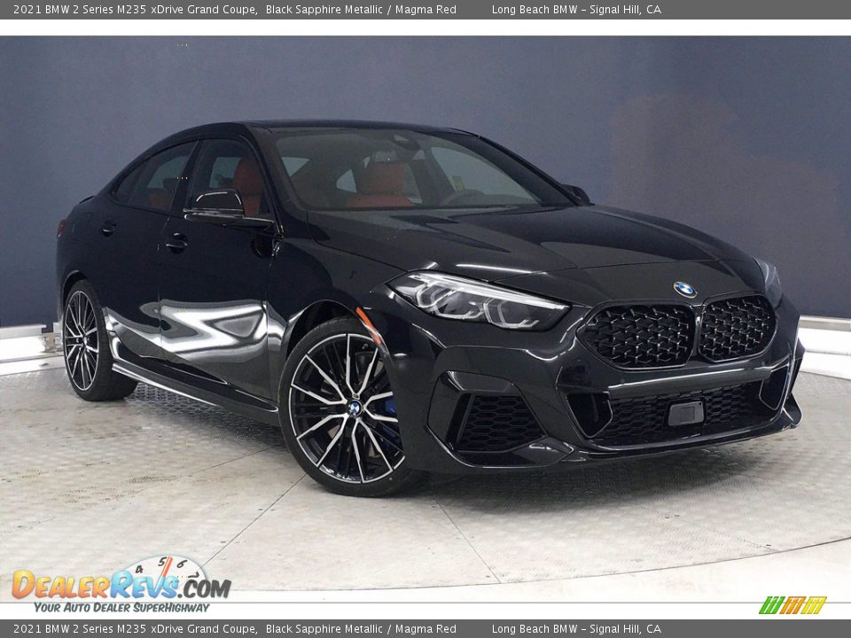 2021 BMW 2 Series M235 xDrive Grand Coupe Black Sapphire Metallic / Magma Red Photo #19