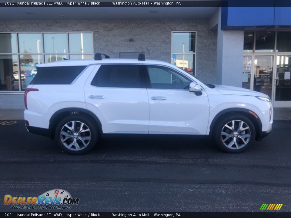 2021 Hyundai Palisade SEL AWD Hyper White / Black Photo #2