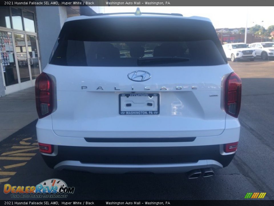 2021 Hyundai Palisade SEL AWD Hyper White / Black Photo #3