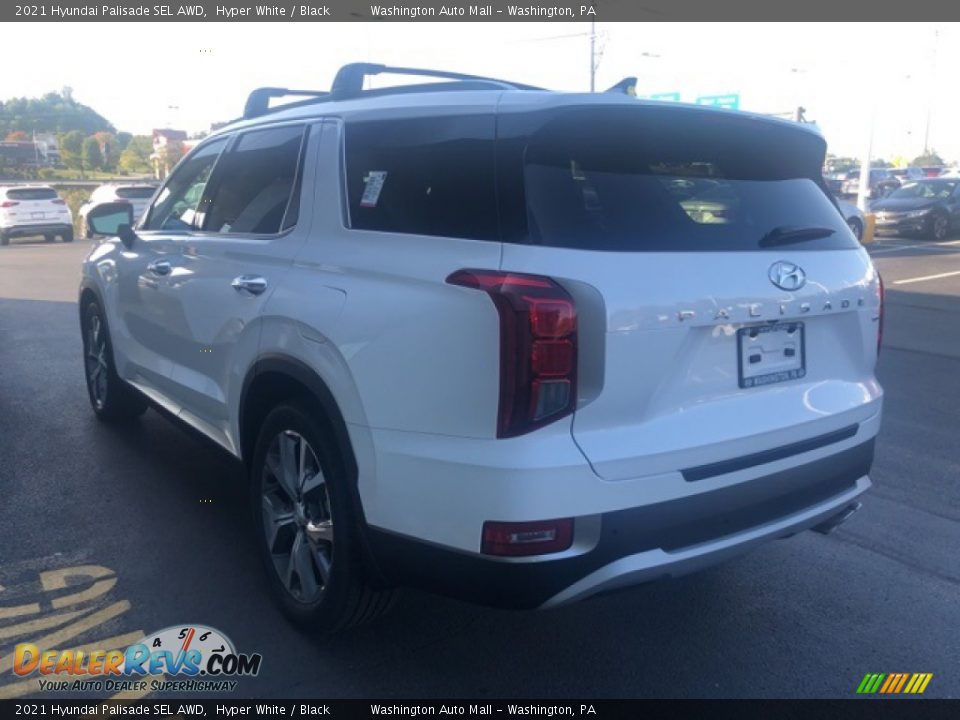 2021 Hyundai Palisade SEL AWD Hyper White / Black Photo #4