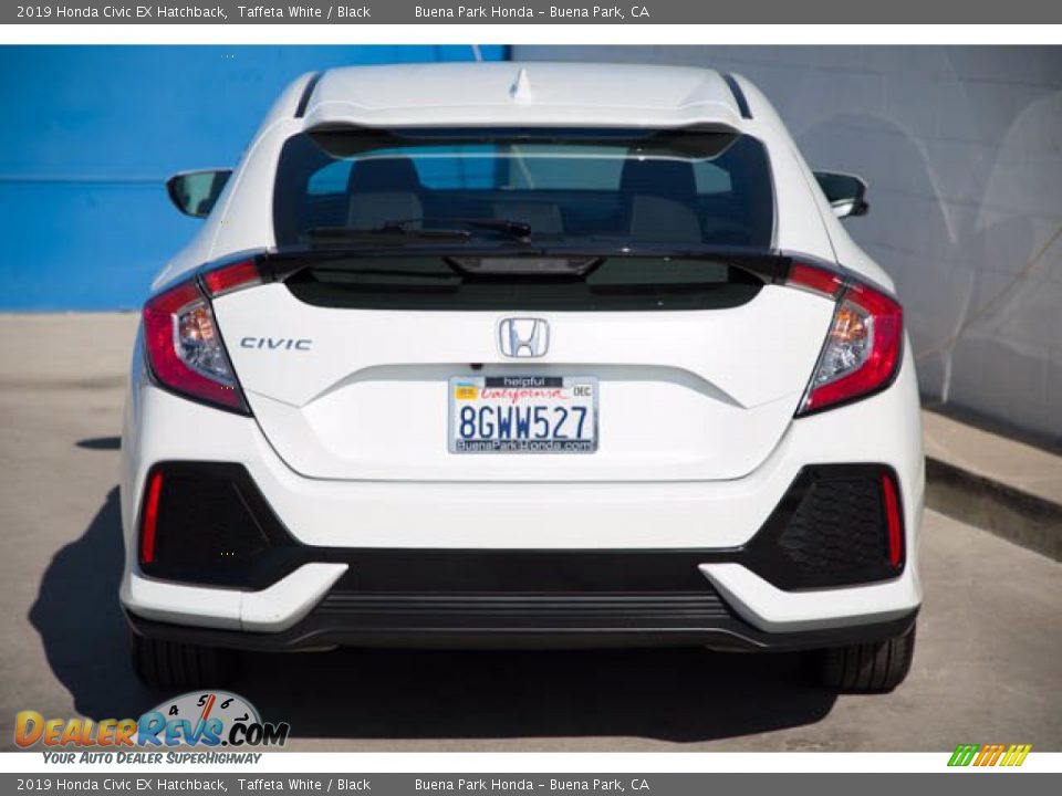 2019 Honda Civic EX Hatchback Taffeta White / Black Photo #33