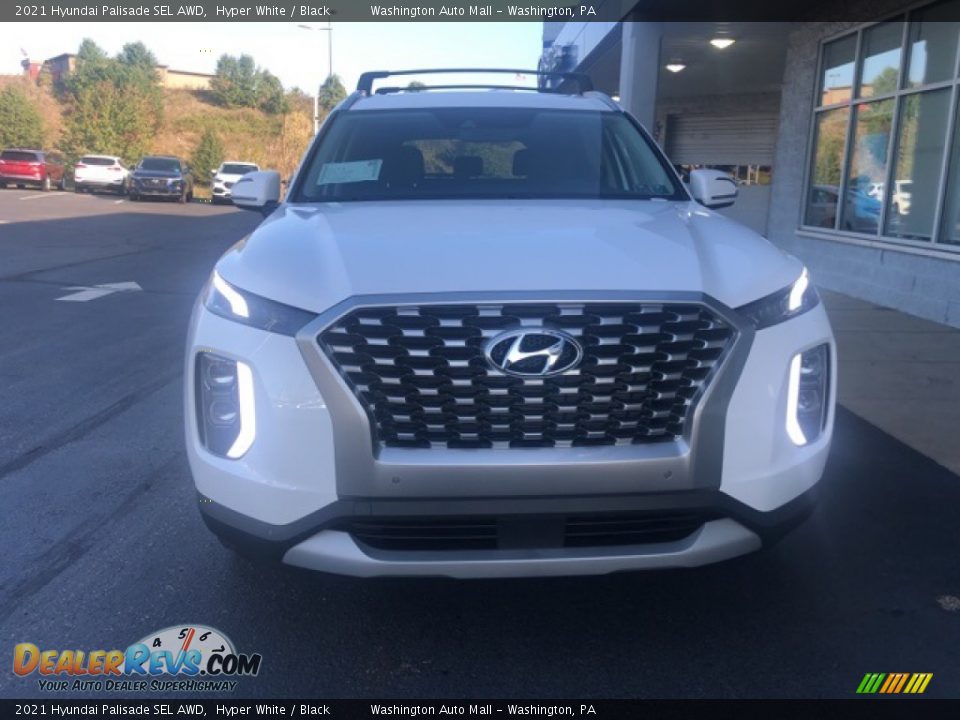2021 Hyundai Palisade SEL AWD Hyper White / Black Photo #5