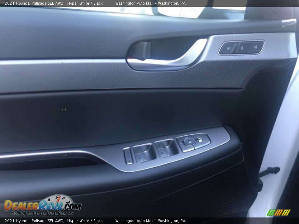 2021 Hyundai Palisade SEL AWD Hyper White / Black Photo #6