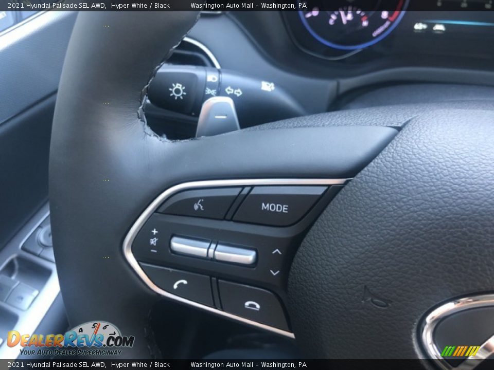 2021 Hyundai Palisade SEL AWD Hyper White / Black Photo #14