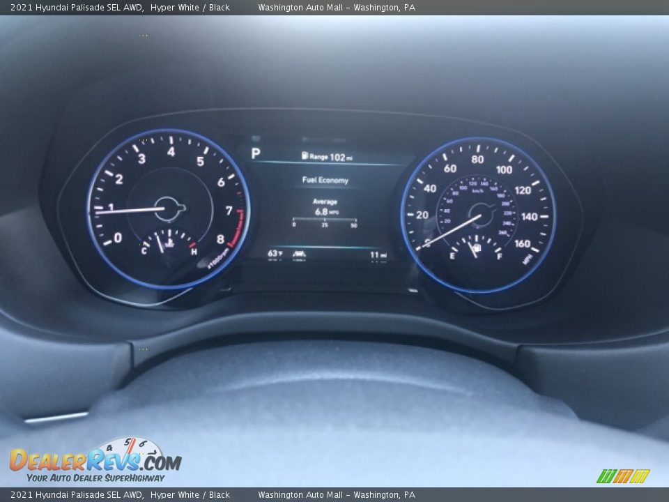 2021 Hyundai Palisade SEL AWD Gauges Photo #16