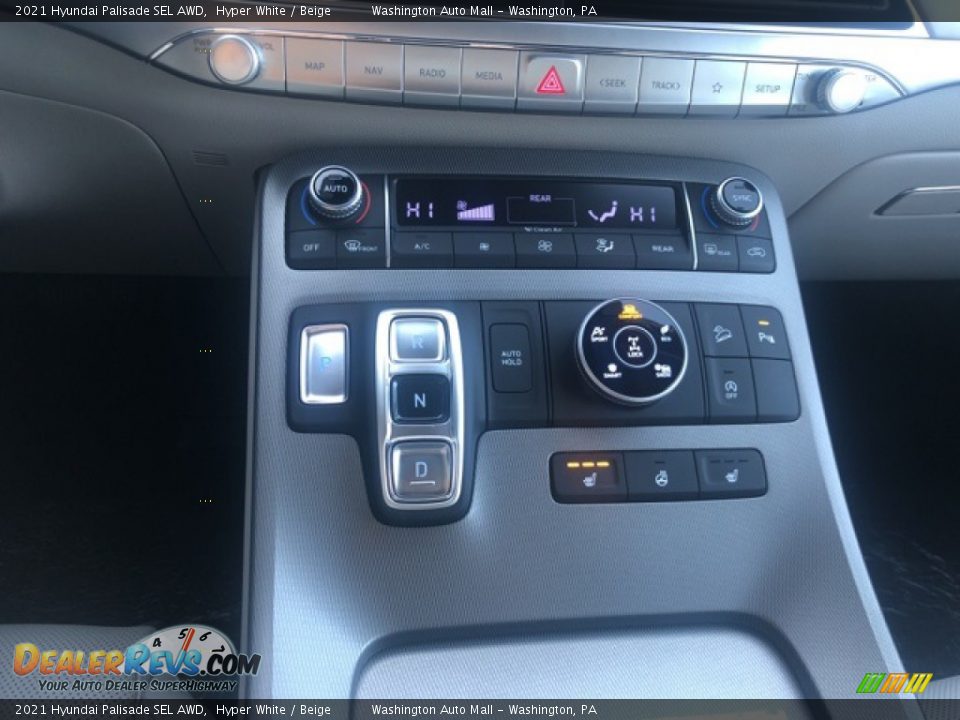 2021 Hyundai Palisade SEL AWD Hyper White / Beige Photo #17