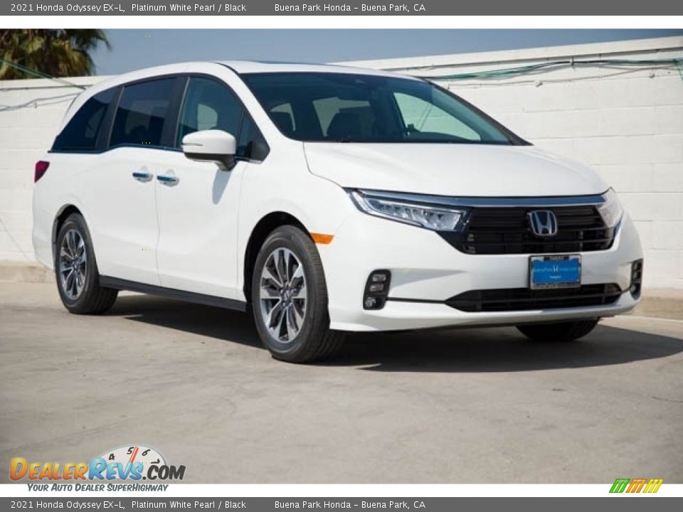 2021 Honda Odyssey EX-L Platinum White Pearl / Black Photo #1