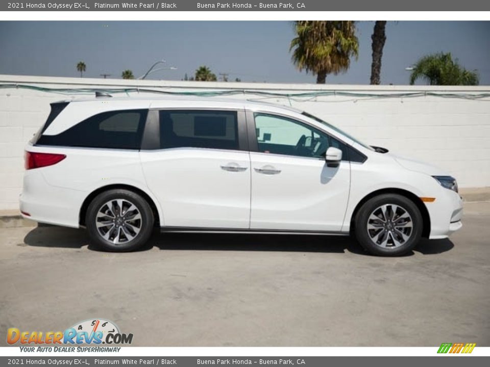 2021 Honda Odyssey EX-L Platinum White Pearl / Black Photo #6