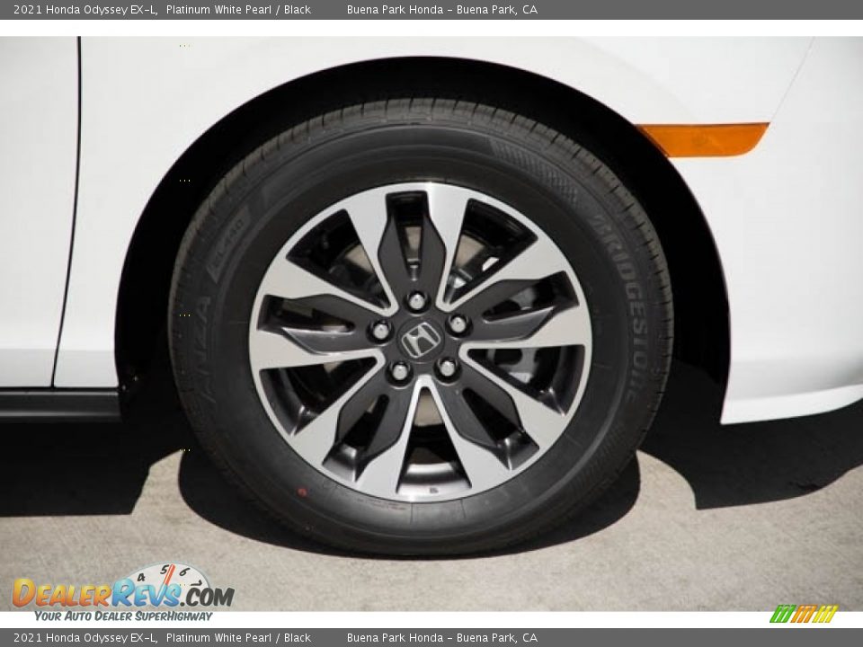 2021 Honda Odyssey EX-L Platinum White Pearl / Black Photo #9