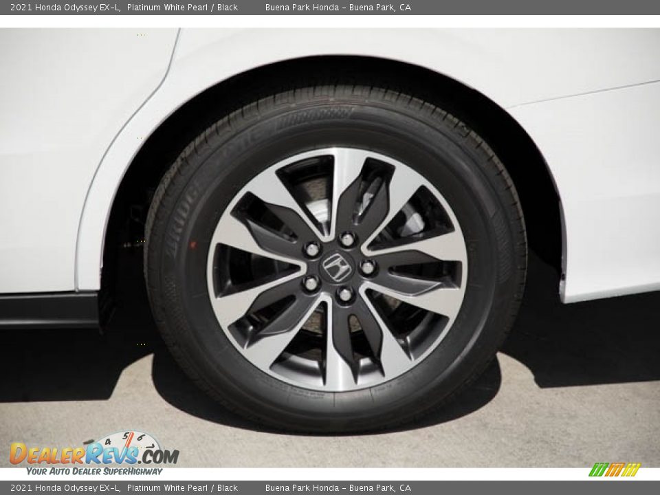 2021 Honda Odyssey EX-L Platinum White Pearl / Black Photo #10