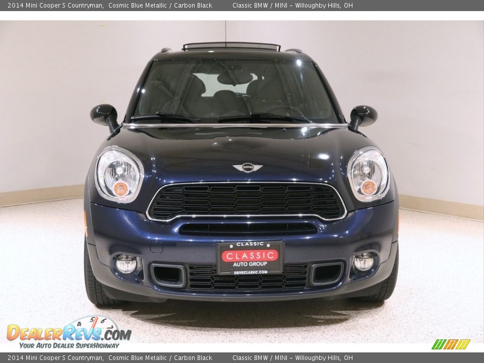 2014 Mini Cooper S Countryman Cosmic Blue Metallic / Carbon Black Photo #2