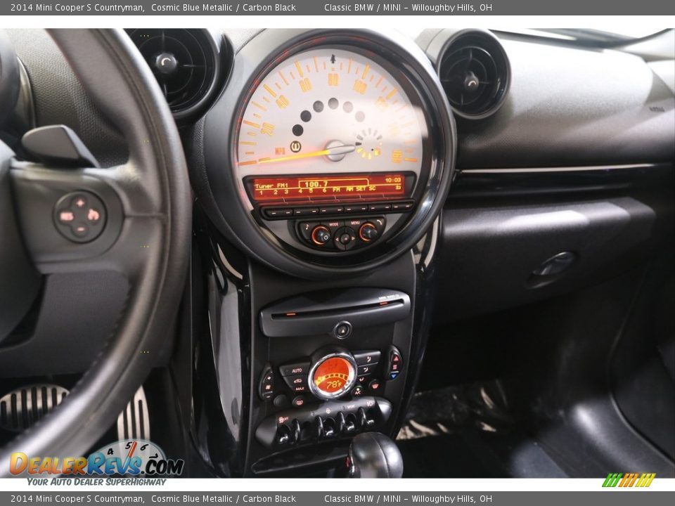 2014 Mini Cooper S Countryman Cosmic Blue Metallic / Carbon Black Photo #8