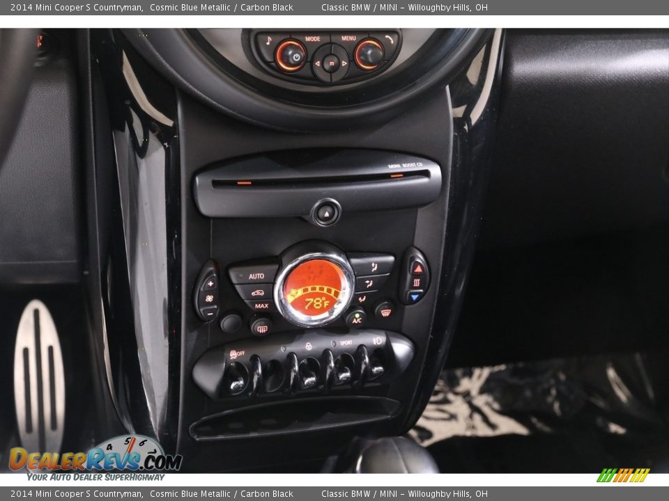 2014 Mini Cooper S Countryman Cosmic Blue Metallic / Carbon Black Photo #10
