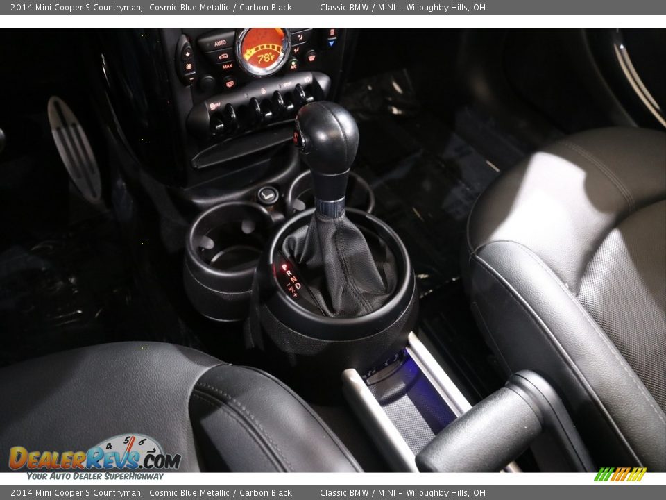 2014 Mini Cooper S Countryman Cosmic Blue Metallic / Carbon Black Photo #11