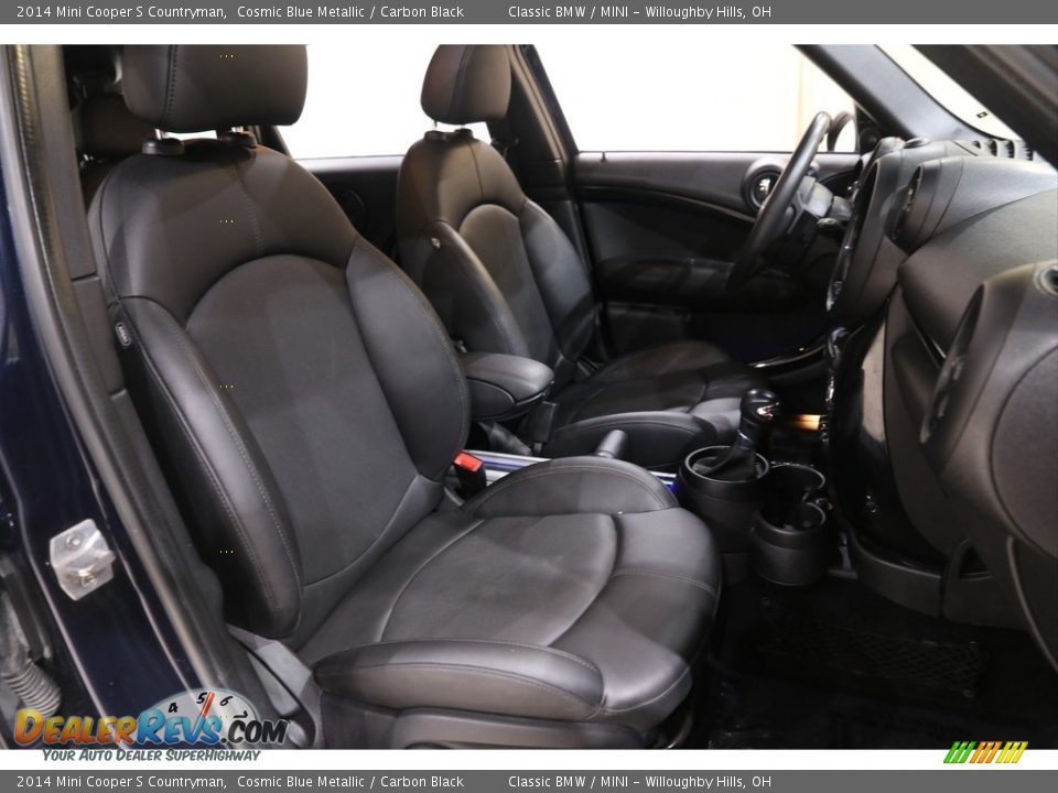 2014 Mini Cooper S Countryman Cosmic Blue Metallic / Carbon Black Photo #12