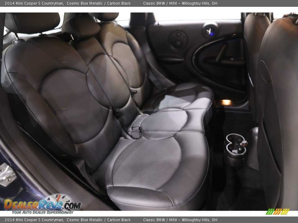 2014 Mini Cooper S Countryman Cosmic Blue Metallic / Carbon Black Photo #13