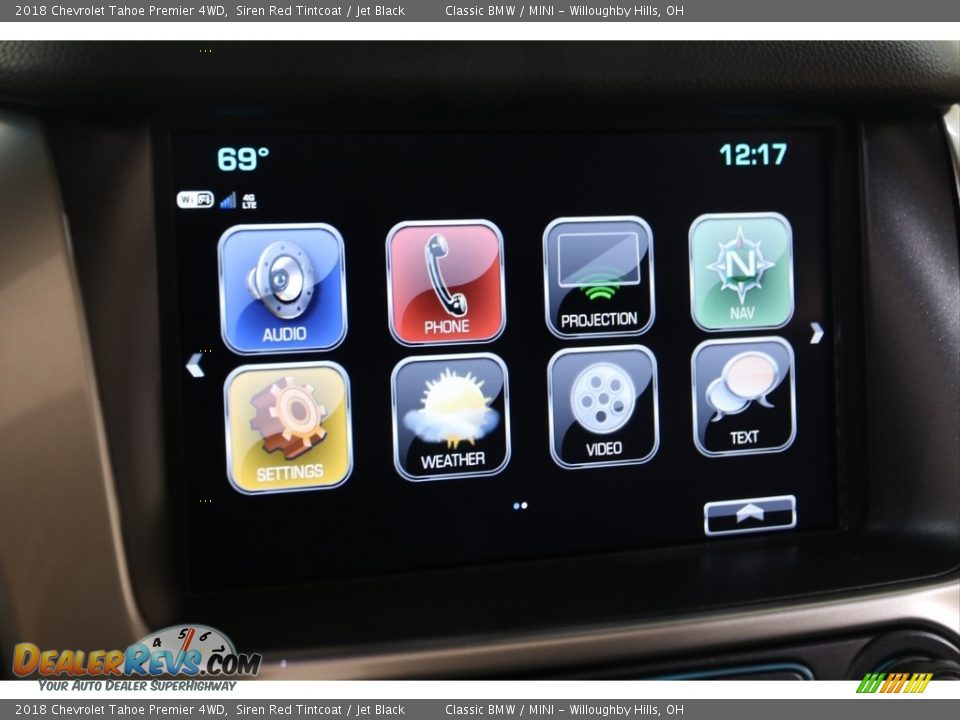 2018 Chevrolet Tahoe Premier 4WD Siren Red Tintcoat / Jet Black Photo #10