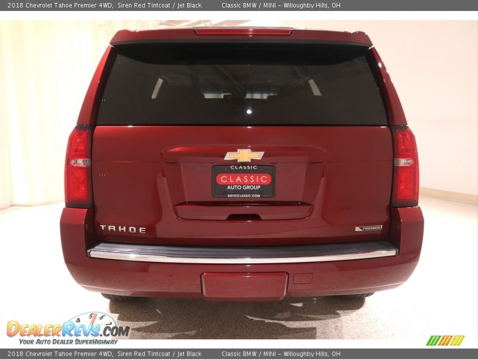 2018 Chevrolet Tahoe Premier 4WD Siren Red Tintcoat / Jet Black Photo #29