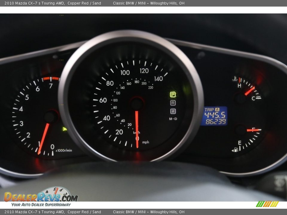2010 Mazda CX-7 s Touring AWD Copper Red / Sand Photo #8